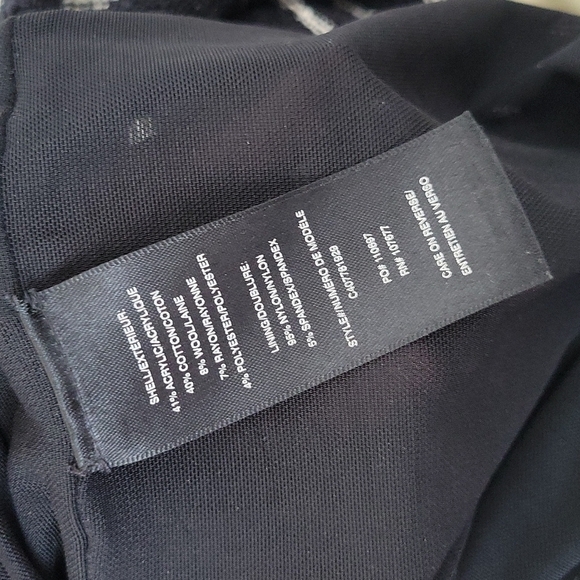 Alice + olivia monah stripe fit and flare Sweater Mini dress size S - Picture 7 of 9